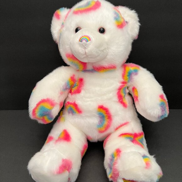 Build-A-Bear Summer Bear with Rainbow - Picture 1 of 4